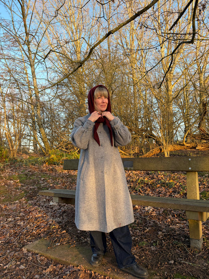 Conker: Lambswool Hooded Scarf - Grace