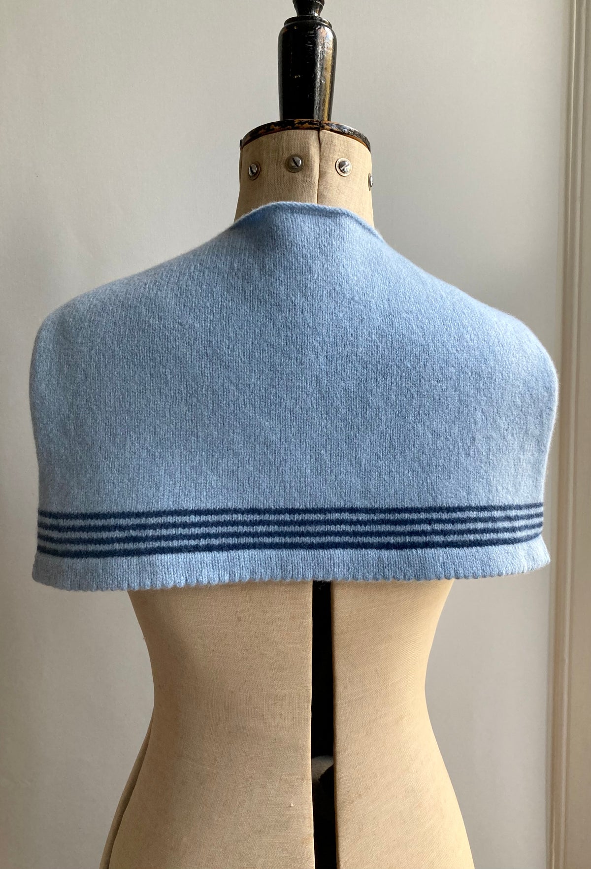 Powder Blue: Lambswool Sailor Neckerchief Scarf - Betty
