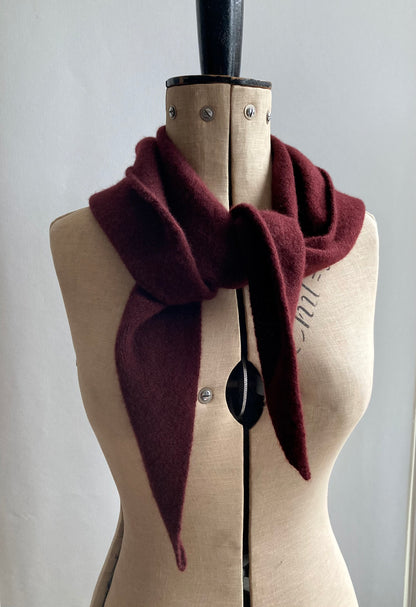 Conker: Lambswool Hooded Scarf - Grace