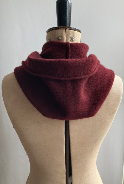 Conker: Lambswool Hooded Scarf - Grace