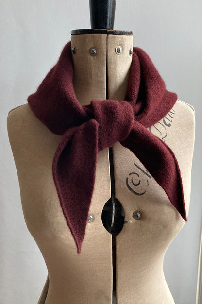 Conker: Lambswool Hooded Scarf - Grace