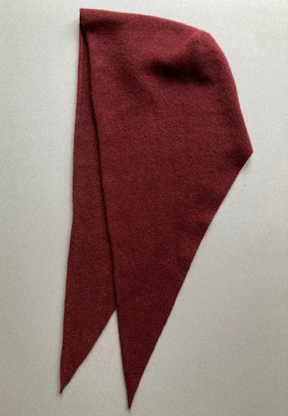 Conker: Lambswool Hooded Scarf - Grace
